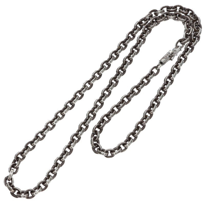 Chrome Hearts Silver Paper Chain Necklace 14K Size 20INCH