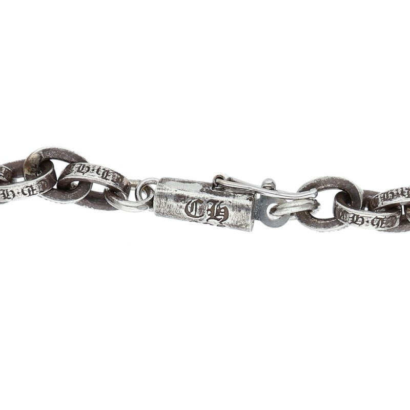 Chrome Hearts Silver Paper Chain Necklace 14K Size 20INCH