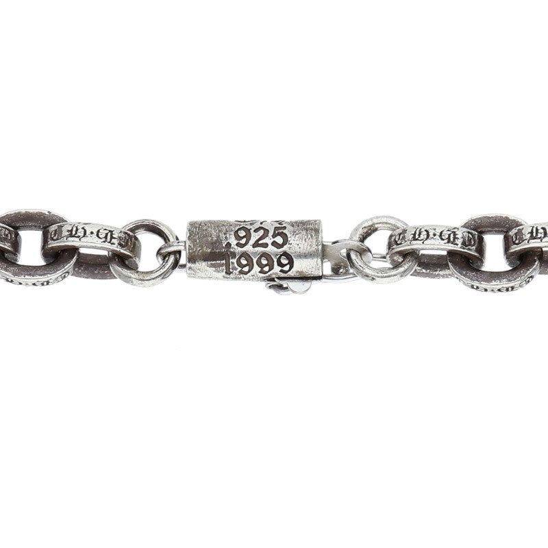 Chrome Hearts Silver Paper Chain Necklace 14K Size 20INCH