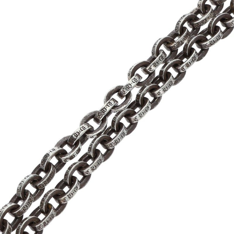 Chrome Hearts Silver Paper Chain Necklace 14K Size 20INCH
