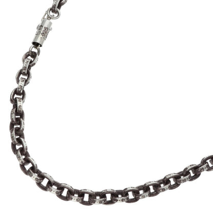 Chrome Hearts Silver Paper Chain Necklace 14K Size 18INCH