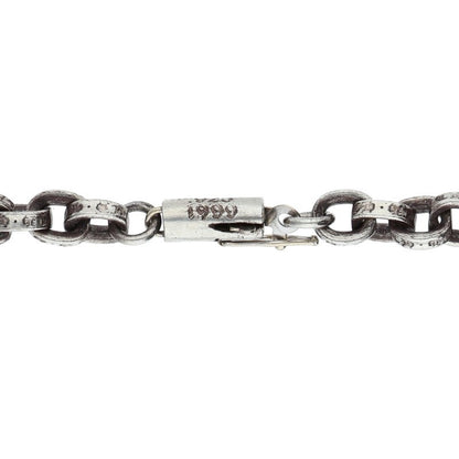 Chrome Hearts Silver Paper Chain Necklace 14K Size 18INCH