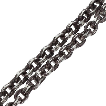Chrome Hearts Silver Paper Chain Necklace 14K Size 18INCH