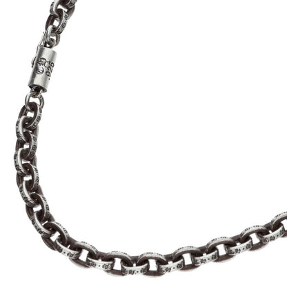 Chrome Hearts Silver Paper Chain Necklace 14K Size 18INCH