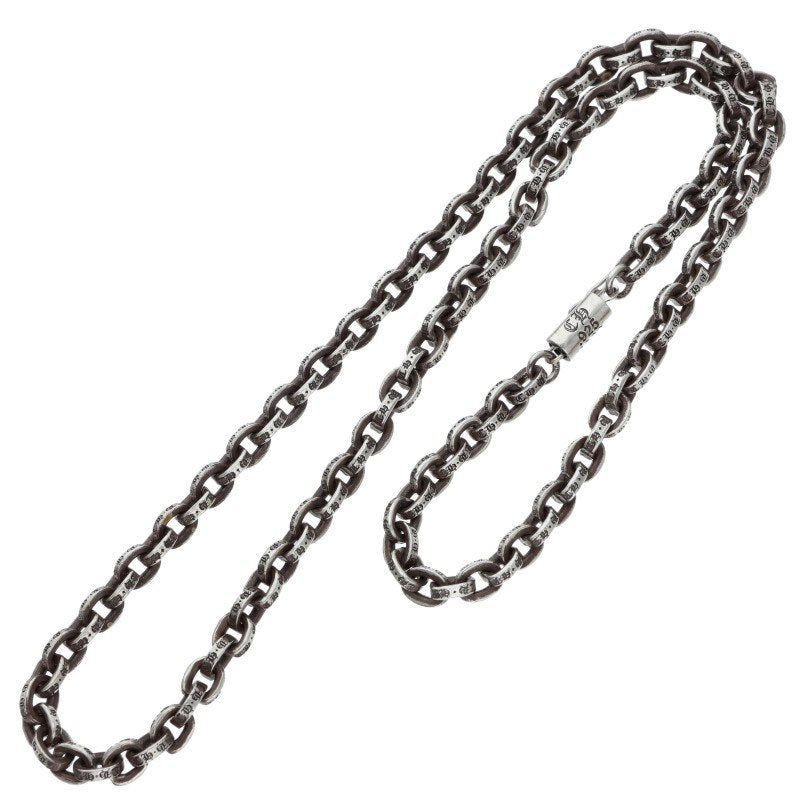 Chrome Hearts Silver Paper Chain Necklace 14K Size 18INCH
