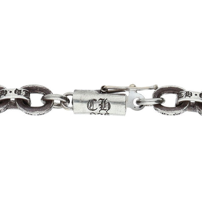 Chrome Hearts Silver Paper Chain Necklace 14K Size 18INCH