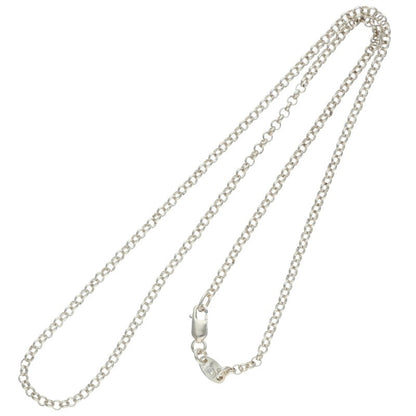 Chrome Hearts Silver Roll Chain Necklace Size 16INCH