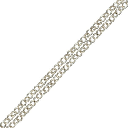 Chrome Hearts Silver Roll Chain Necklace Size 16INCH
