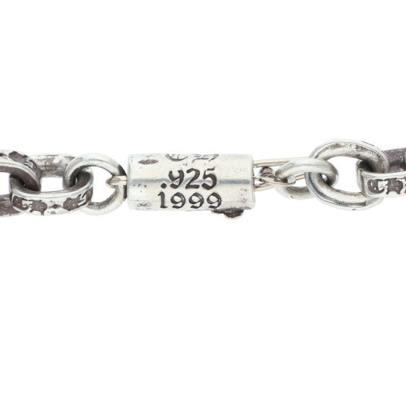 Chrome Hearts Paper Chain Silver Necklace Size 20INCH