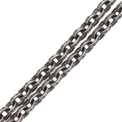 Chrome Hearts Paper Chain Silver Necklace Size 20INCH
