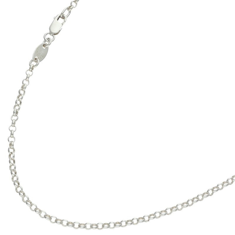 Chrome Hearts Roll Chain Silver Necklace Size 18INCH