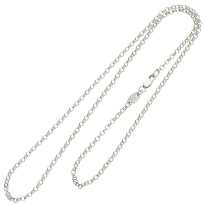 Chrome Hearts Roll Chain Silver Necklace Size 18INCH