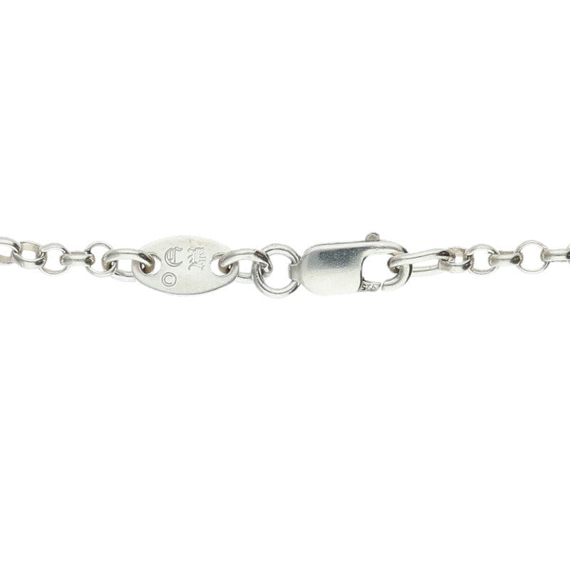 Chrome Hearts Roll Chain Silver Necklace Size 18INCH