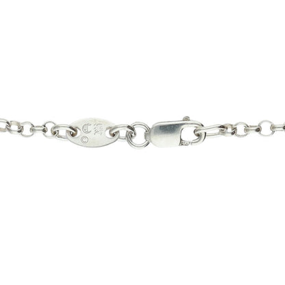 Chrome Hearts Roll Chain Silver Necklace Size 18INCH