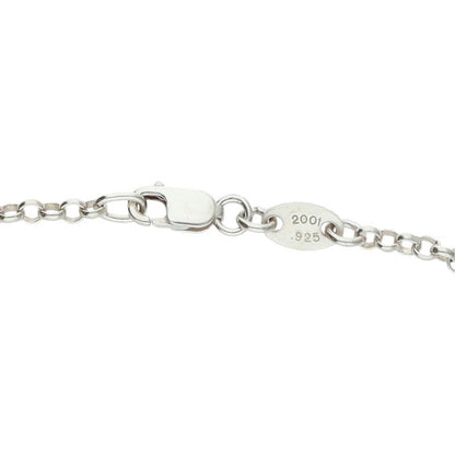 Chrome Hearts Roll Chain Silver Necklace Size 18INCH