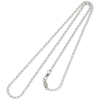 Chrome Hearts 925 Silver Roll Chain Necklace Size 16INCH