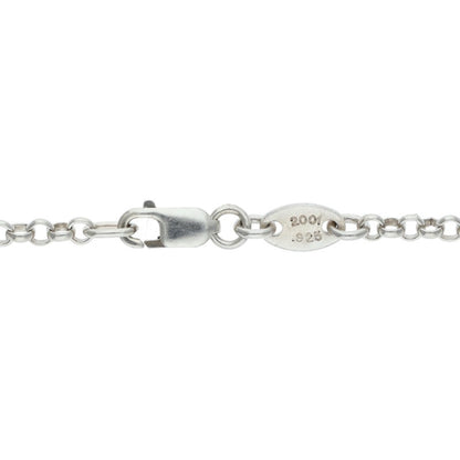 Chrome Hearts 925 Silver Roll Chain Necklace Size 16INCH