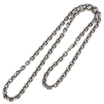 Chrome Hearts Paper Chain Silver Necklace Size 20INCH