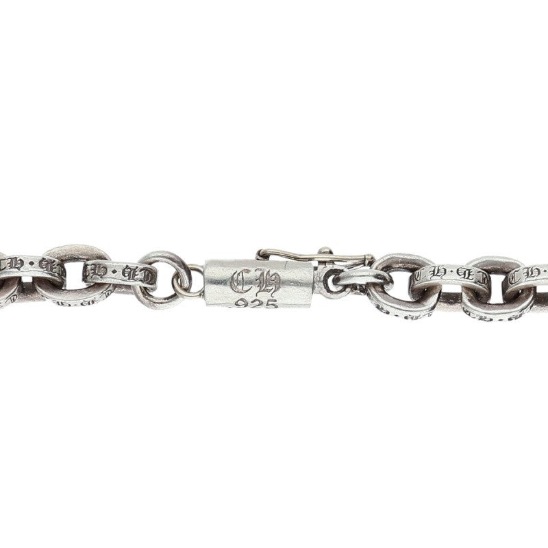 Chrome Hearts Paper Chain Silver Necklace Size 20INCH