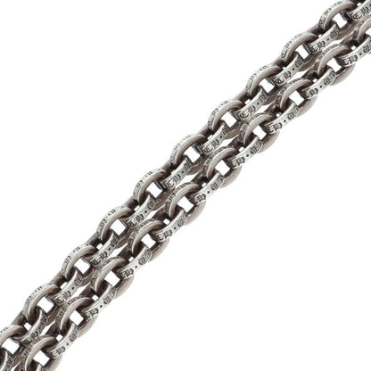Chrome Hearts Paper Chain Silver Necklace Size 20INCH