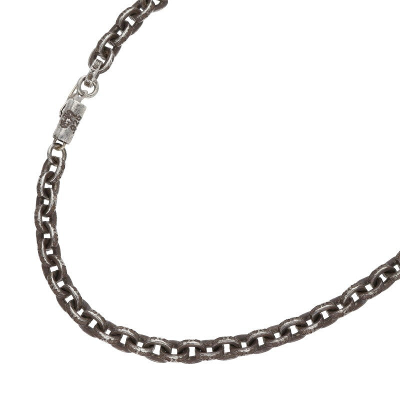 Chrome Hearts Paper Chain Silver Necklace Size 20INCH
