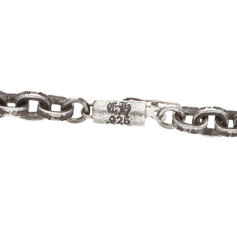 Chrome Hearts Paper Chain Silver Necklace Size 20INCH