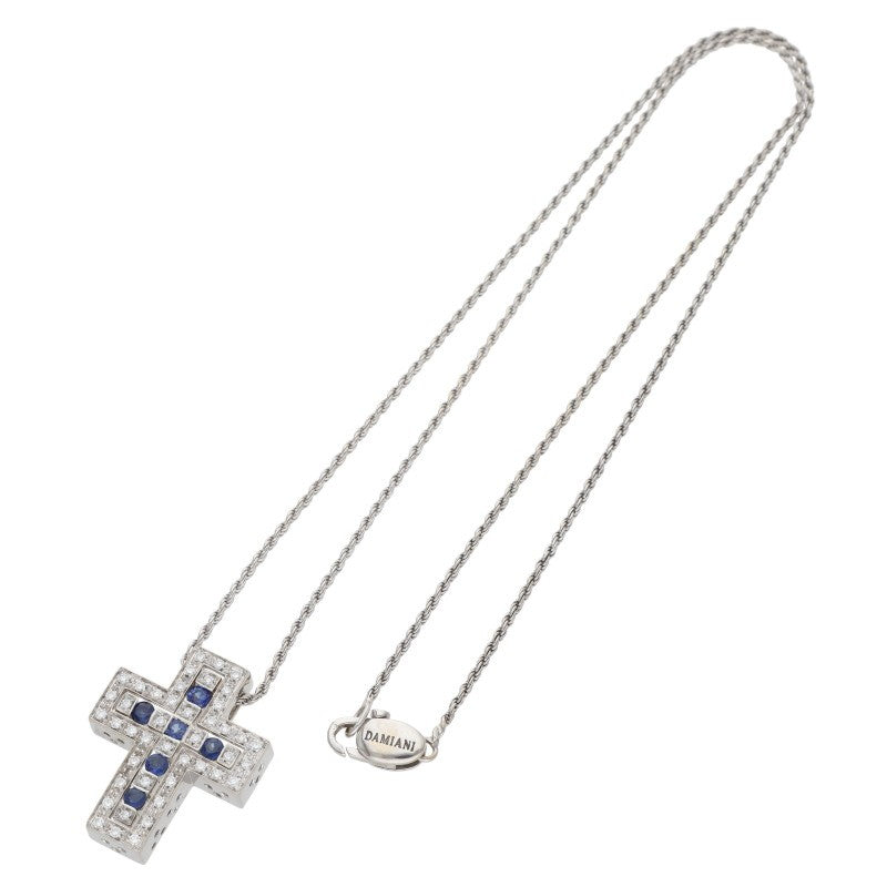 DAMIANI Belle Epoque S K18WG Sapphire Necklace Size S