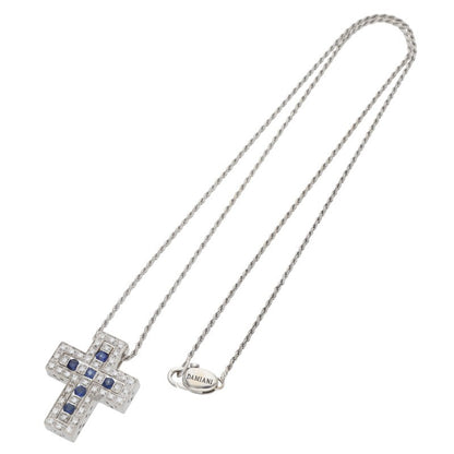 DAMIANI Belle Epoque S K18WG Sapphire Necklace Size S