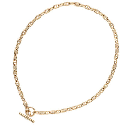 HERMES Chaine d'Ancre TPM 18K Yellow Gold Size ONE SIZE