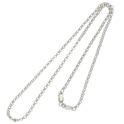 Chrome Hearts Roll Chain Silver Necklace Size 16INCH