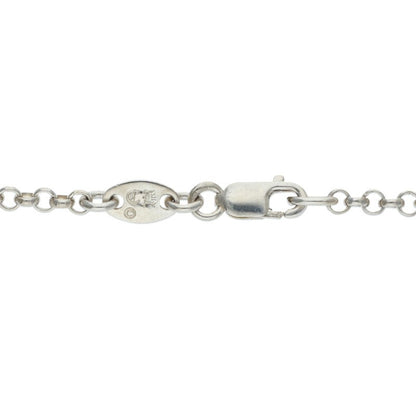 Chrome Hearts Roll Chain Silver Necklace Size 16INCH