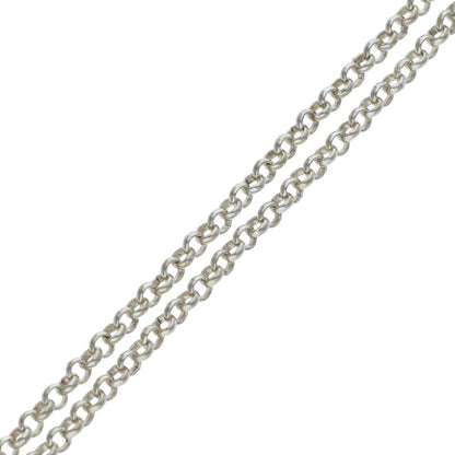 Chrome Hearts Roll Chain Silver Necklace Size 16INCH