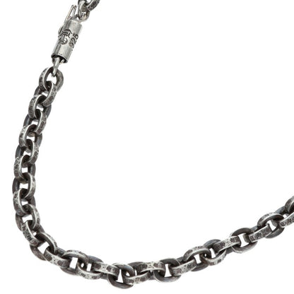 Chrome Hearts Paper Chain Silver Necklace Size 18INCH