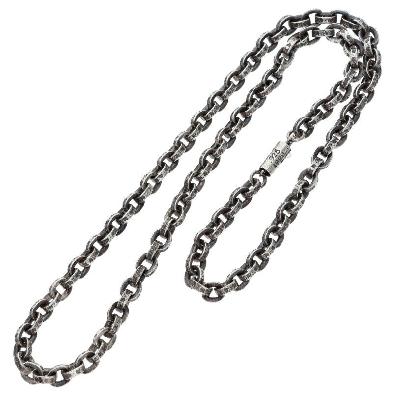 Chrome Hearts Paper Chain Silver Necklace Size 18INCH