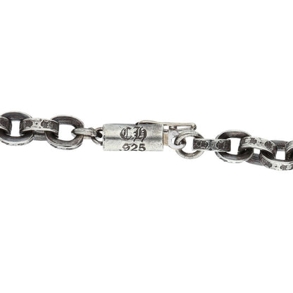 Chrome Hearts Paper Chain Silver Necklace Size 18INCH