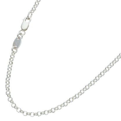 Chrome Hearts 925 Silver Roll Chain Necklace Size 18INCH