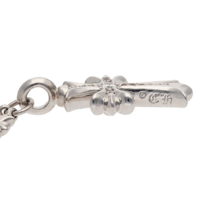 Chrome Hearts 18K Tiny E Fat Diamond Necklace Size 20INCH