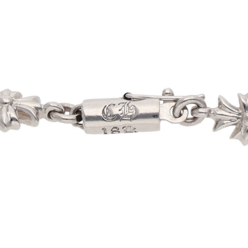 Chrome Hearts 18K Tiny E Fat Diamond Necklace Size 20INCH