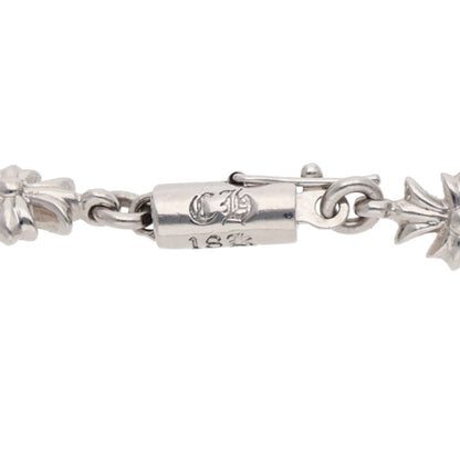 Chrome Hearts 18K Tiny E Fat Diamond Necklace Size 20INCH