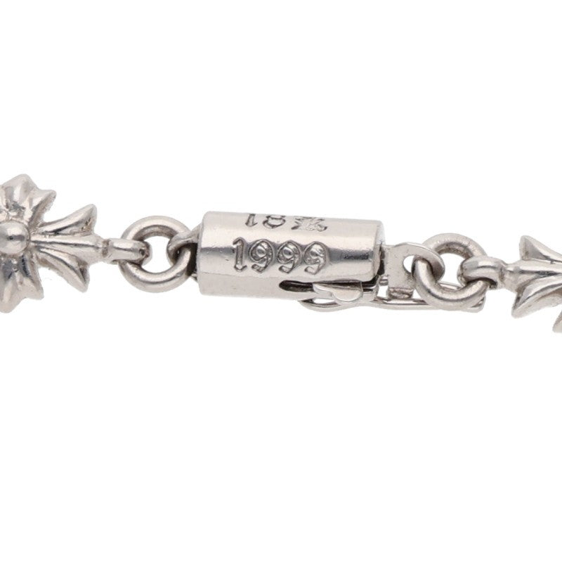 Chrome Hearts 18K Tiny E Fat Diamond Necklace Size 20INCH