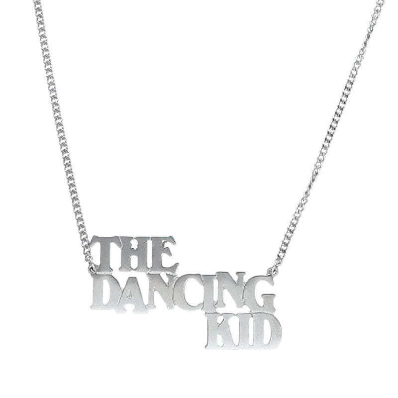 CELINE The Dancing Kid 925 Silver Necklace Size ONE SIZE