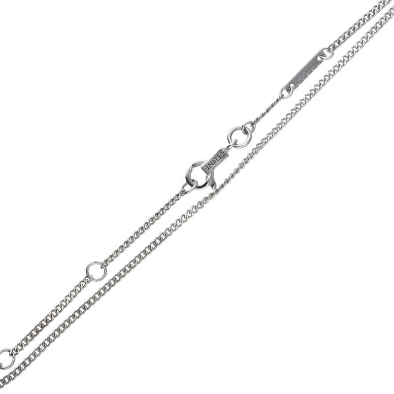 CELINE The Dancing Kid 925 Silver Necklace Size ONE SIZE