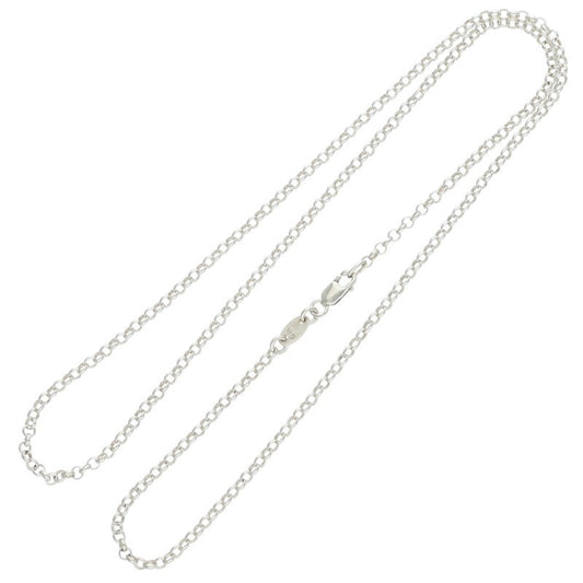 Chrome Hearts 925 Silver Roll Chain Necklace Size 20INCH