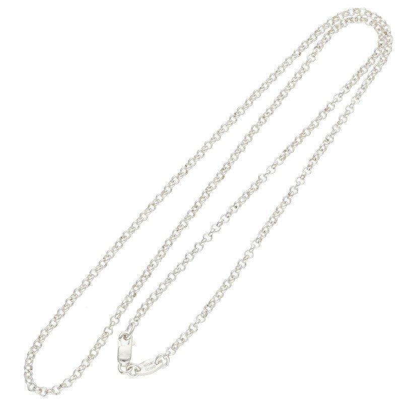 Chrome Hearts 925 Silver Roll Chain Necklace Size 20INCH