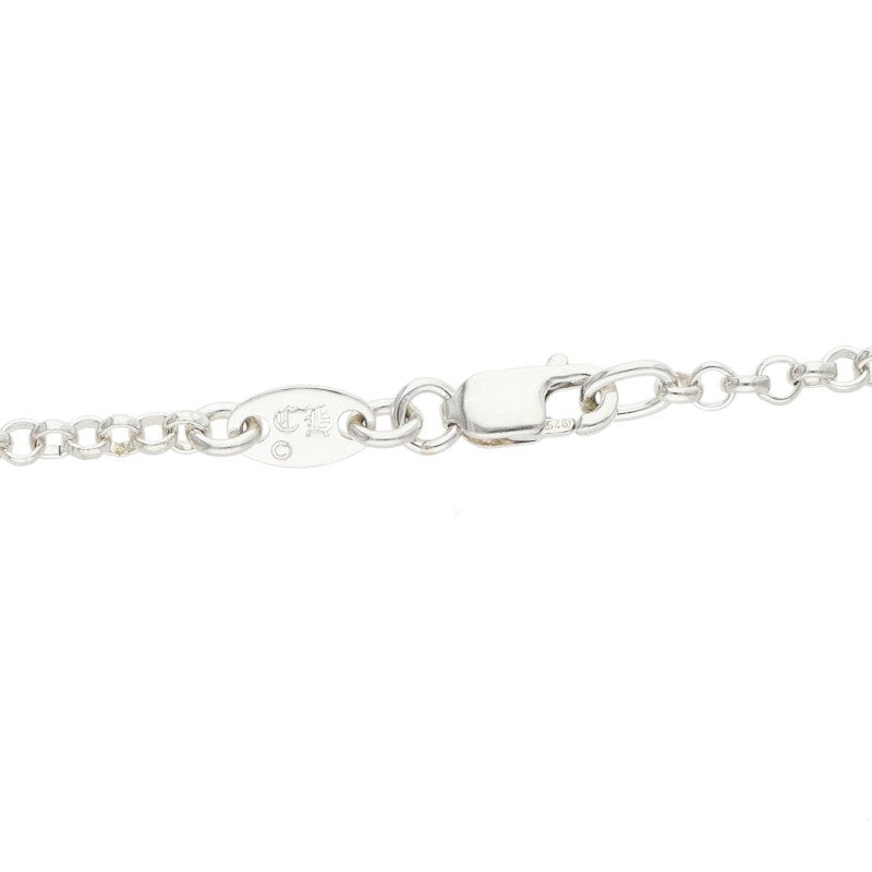 Chrome Hearts 925 Silver Roll Chain Necklace Size 20INCH