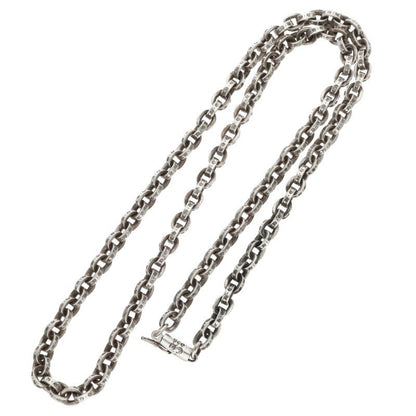 Chrome Hearts Paper Chain Necklace Silver Size 20INCH