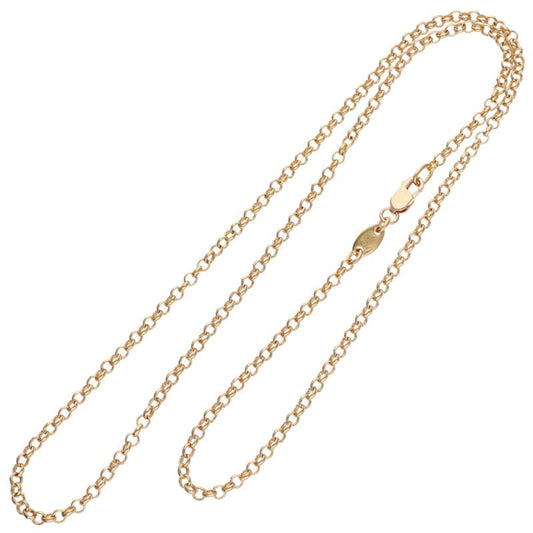 Chrome Hearts 22K Yellow Gold Chain Necklace Size 18INCH