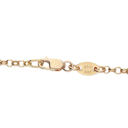 Chrome Hearts 22K Yellow Gold Chain Necklace Size 18INCH
