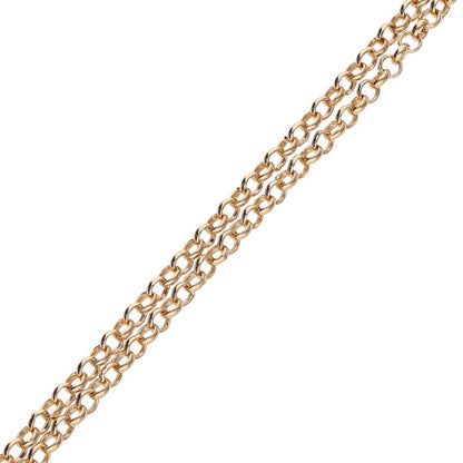 Chrome Hearts 22K Yellow Gold Chain Necklace Size 18INCH