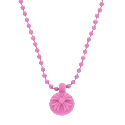 Chrome Hearts Pink Silicon Ball Necklace Size ONE SIZE